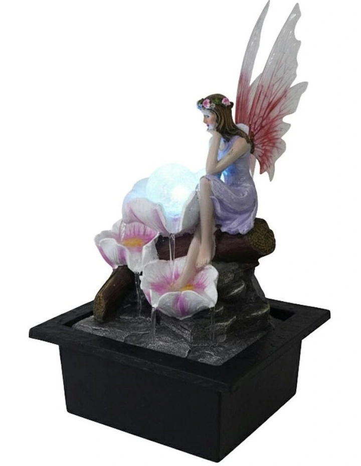 Fantasy Fairy Fountain 23x20x28cm in Multi image 1