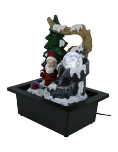 Santa's Gift Fountain 24x18x27cm in Multi