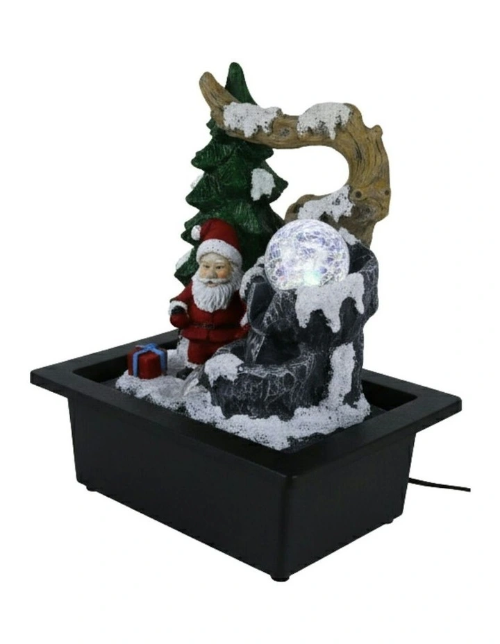 Santa's Gift Fountain 24x18x27cm in Multi image 1
