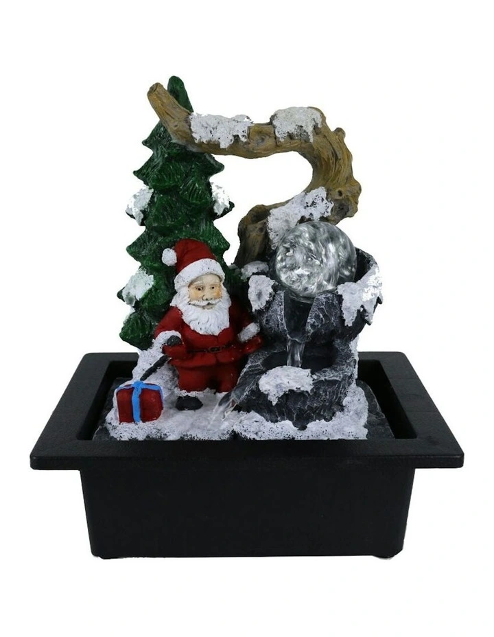 Santa's Gift Fountain 24x18x27cm in Multi image 2