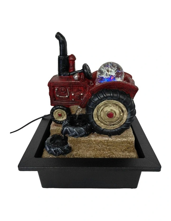 Tractor Day Fountain 23x18x28cm in Multi image 3