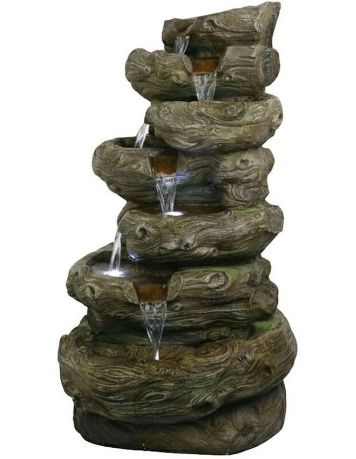 Natural Driftwood Fountain 57x50x94cm in Green image 3