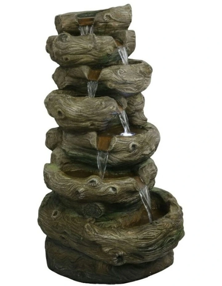 Natural Driftwood Fountain 57x50x94cm in Green image 4