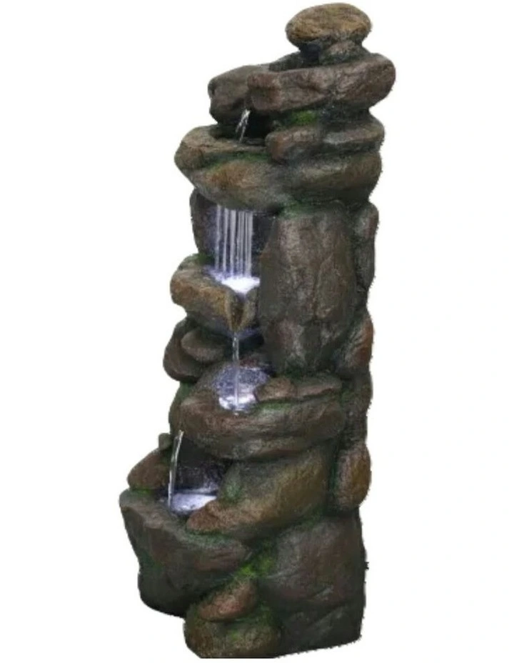 Raining Ridge Fountain 46x36x100cm in Brown image 1