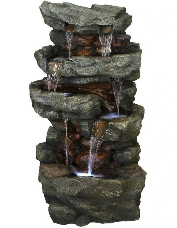Rockflow Harmony Fountain 54x43x100cm in Grey image 2