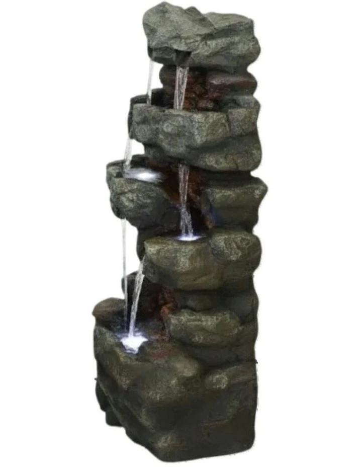 Rockflow Harmony Fountain 54x43x100cm in Grey image 4