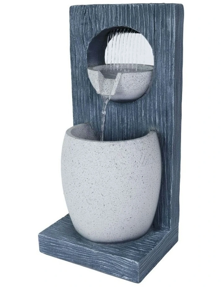 Raining Bowl Fountain 24x22x50cm in Multi image 1