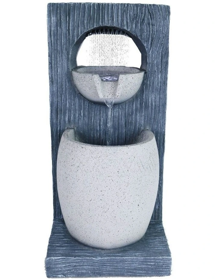 Raining Bowl Fountain 24x22x50cm in Multi image 2