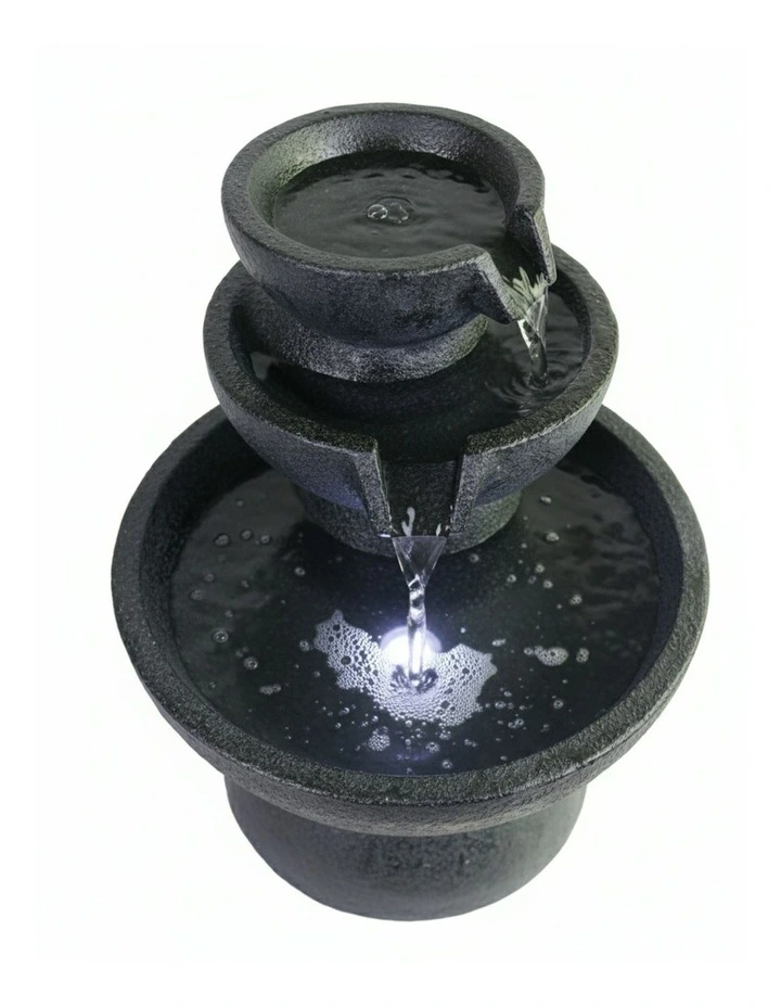 Contempo Fountain 45x45x50cm in Black image 2