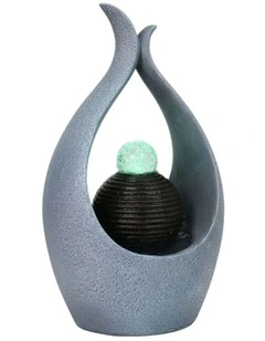 Teardrop Overflow Fountain 25x17x40cm in Multi