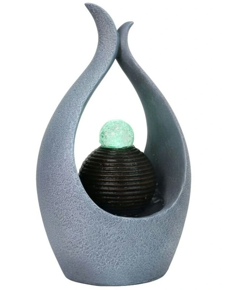 Teardrop Overflow Fountain 25x17x40cm in Multi image 1