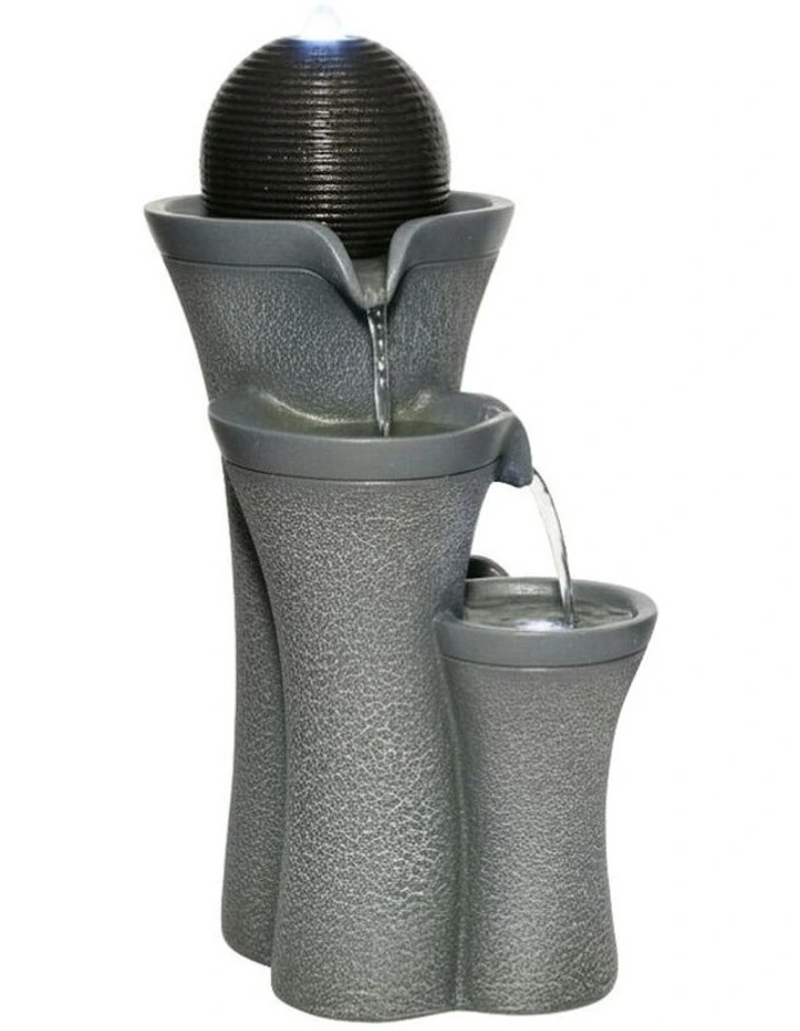Sphere Vase Cascade Fountain 29x25x50cm in Multi image 3