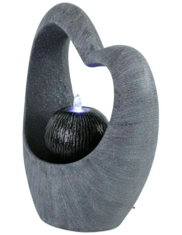 Heart Overflow Fountain 30x16x39cm in Multi image 1