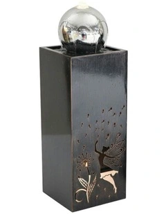 Water Fairy Shimmer Fountain 26x26x77cm in Multi