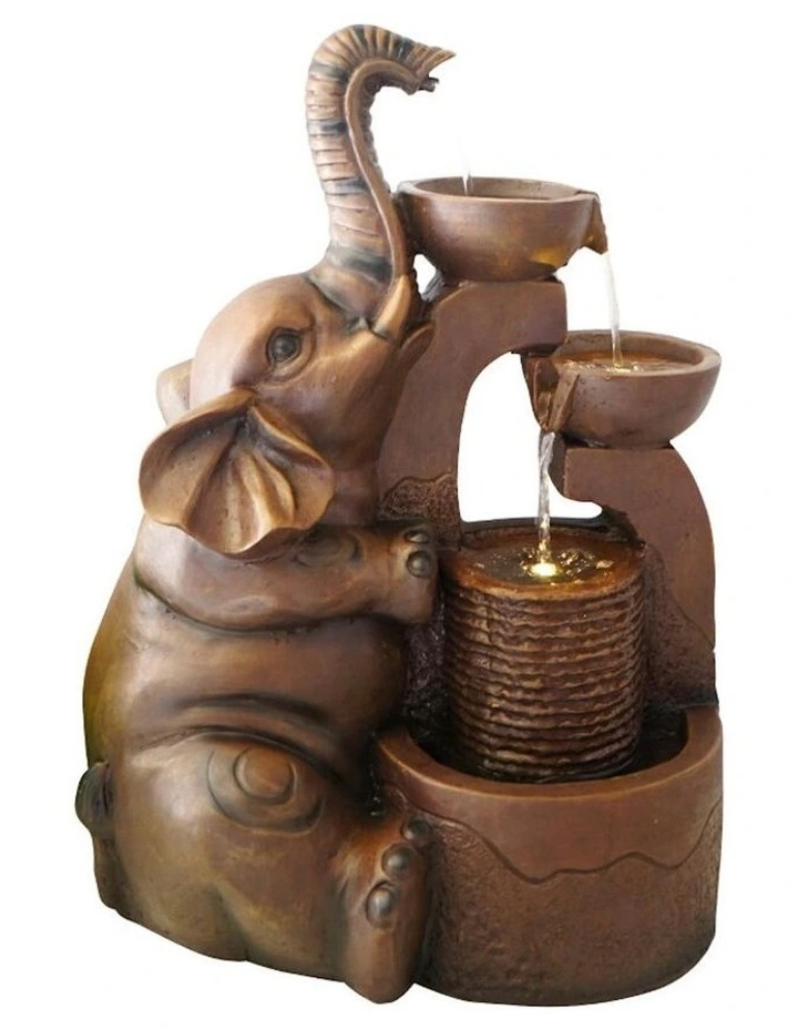 Charmed Elephant 33x25x50cm in Brown image 2