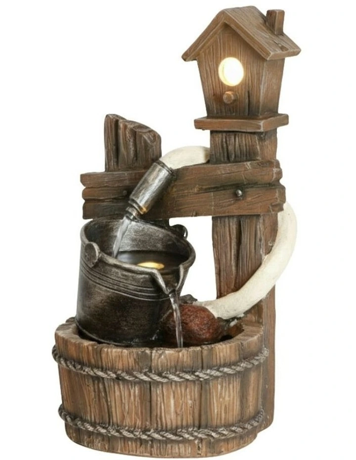 Water Hose Bird Nest 28x24x49cm in Brown image 1