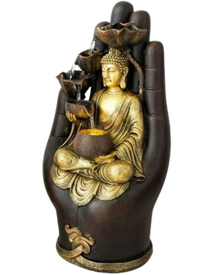 Palm Buddha 30.5x25x59cm in Multi image 1