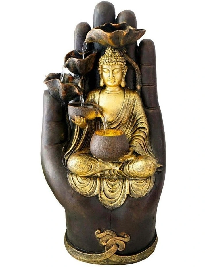 Palm Buddha 30.5x25x59cm in Multi image 2