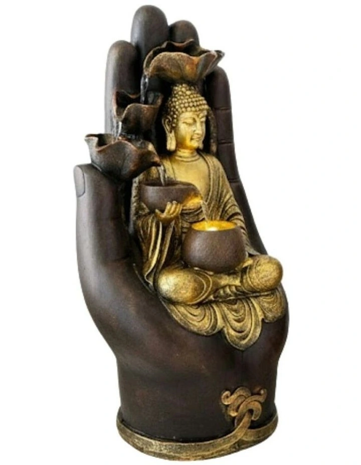 Palm Buddha 30.5x25x59cm in Multi image 3