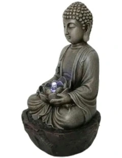 Meditation Buddha 25x23x41cm in Multi