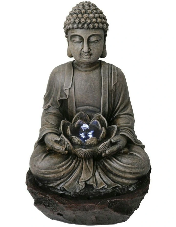 Meditation Buddha 25x23x41cm in Multi image 2