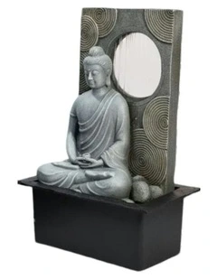 Raining Slab Buddha 31x23x40cm in Multi