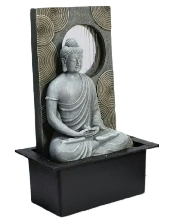 Raining Slab Buddha 31x23x40cm in Multi image 3