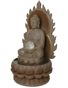 Glorified Buddha 22x22x40.5cm in Multi