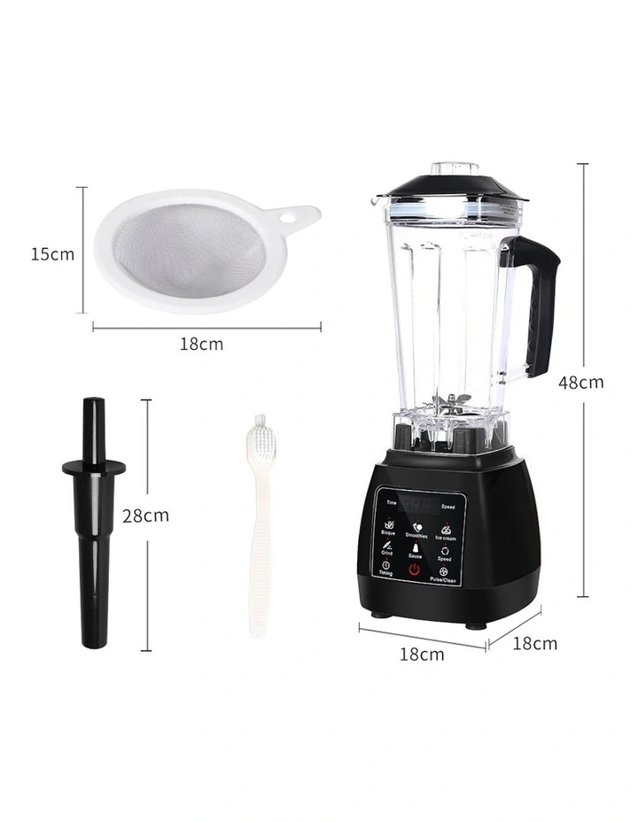 Spector 48x18x18cm Commercial Blender In Black image 7