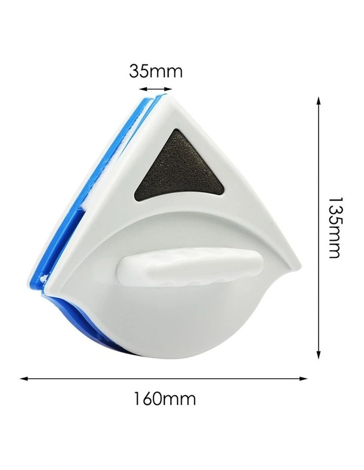 Magnetic Window Double Side Glass Wiper in White image 3