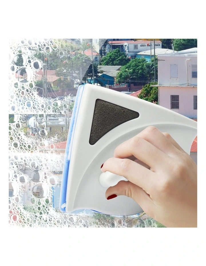 Magnetic Window Double Side Glass Wiper in White image 7