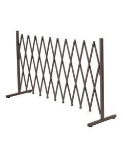 Expandable Barrier Gate in Brown