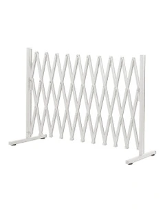Expandable Barrier Gate in White