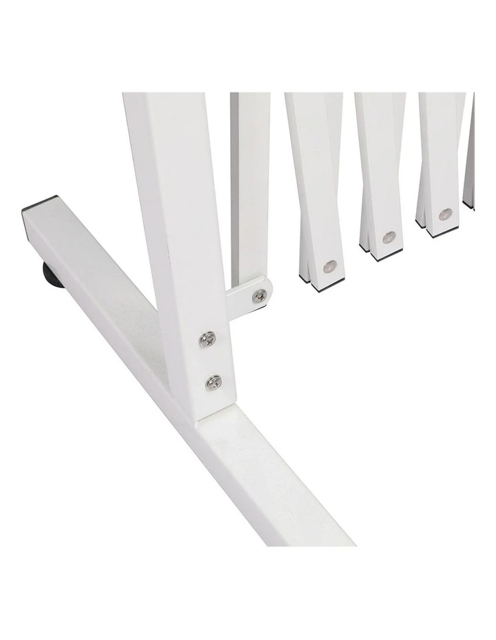 Expandable Barrier Gate in White image 5