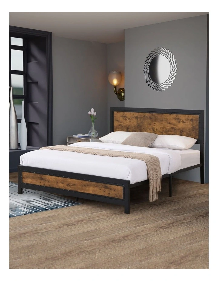 Double Metal Bed Frame in Brown image 7