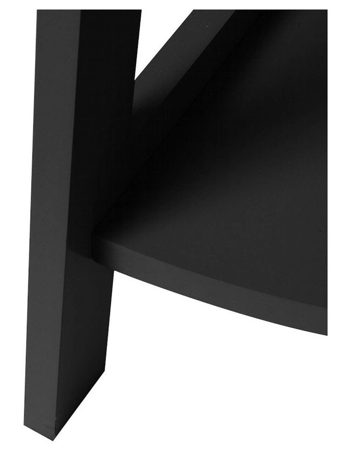 5 Tier Corner Shelf Rack in Black image 6