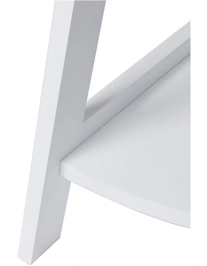 5 Tier Corner Shelf Rack in White image 6