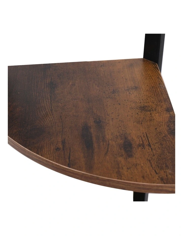 5 Tier Corner Shelf in Brown image 6