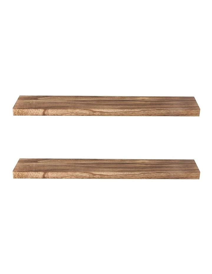 Floating Shelves x2 in Brown image 2