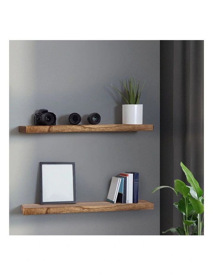 Floating Shelves x2 in Brown image 7