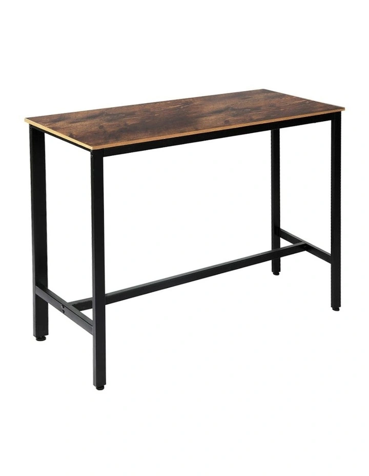 Industrial High Bar Table in Brown image 1