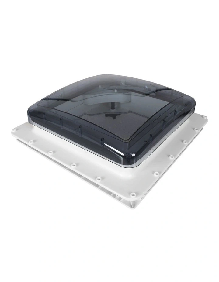 Caravan RV Roof Vent 400x400mm in White/Grey image 2