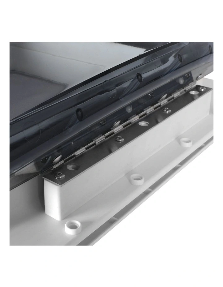 Caravan RV Roof Vent 400x400mm in White/Grey image 5