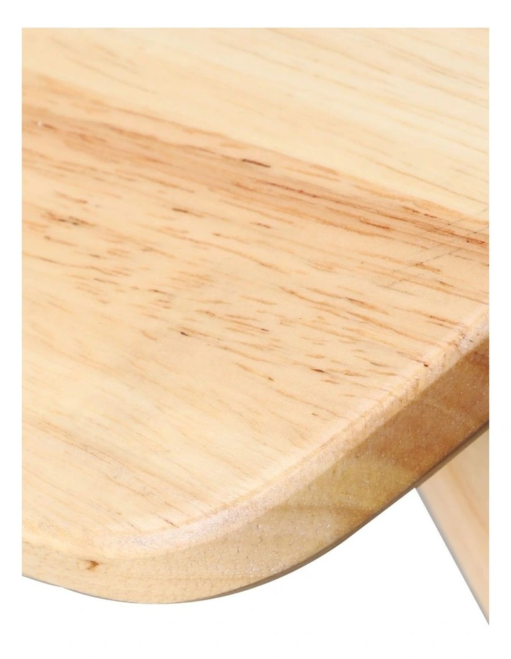 Industrial Wooden Dining Table in Natural Oak image 4