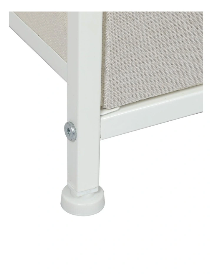 Storage Cabinet 5 Drawers in Beige image 4