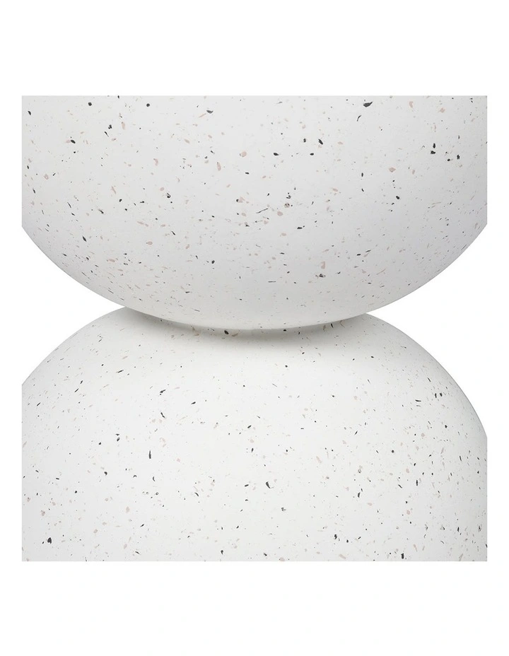 Terrazzo Coffee Side Table 40cm in White image 4