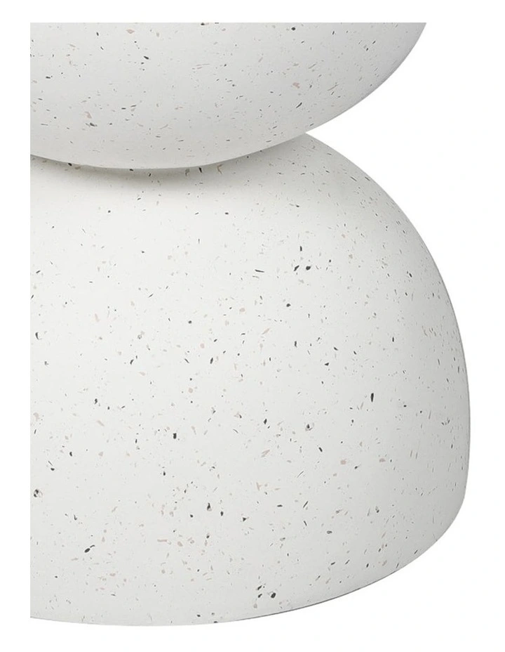 Terrazzo Coffee Side Table 40cm in White image 6