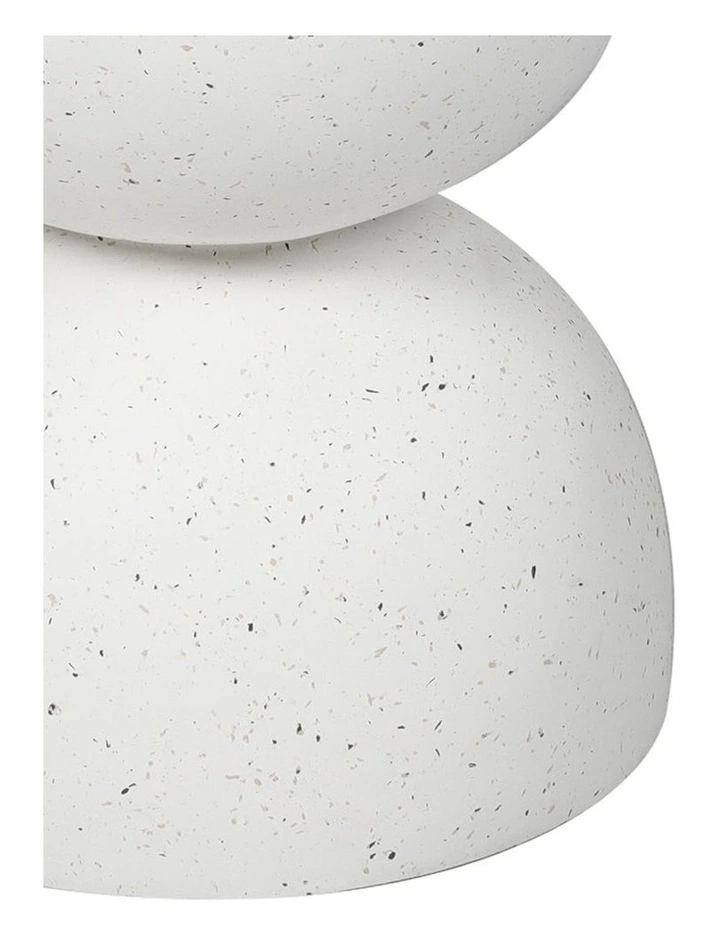 Terrazzo Coffee Side Table 40cm in White image 6