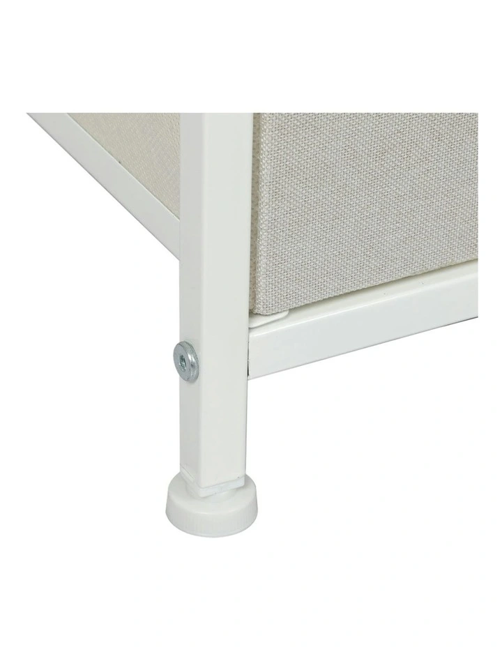 Storage Cabinet 5 Drawers in Beige image 6