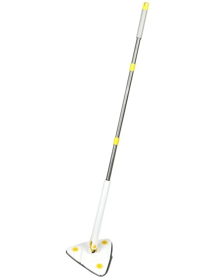 Rotatable Cleaning Mop and 5 Pads in White image 2